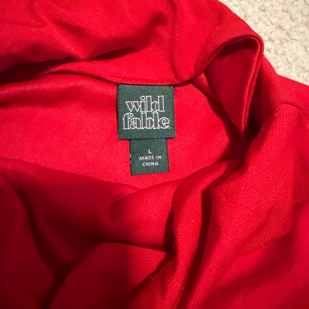 Wild Fable Red Ruffle Mini Dress - Picture 4 of 4